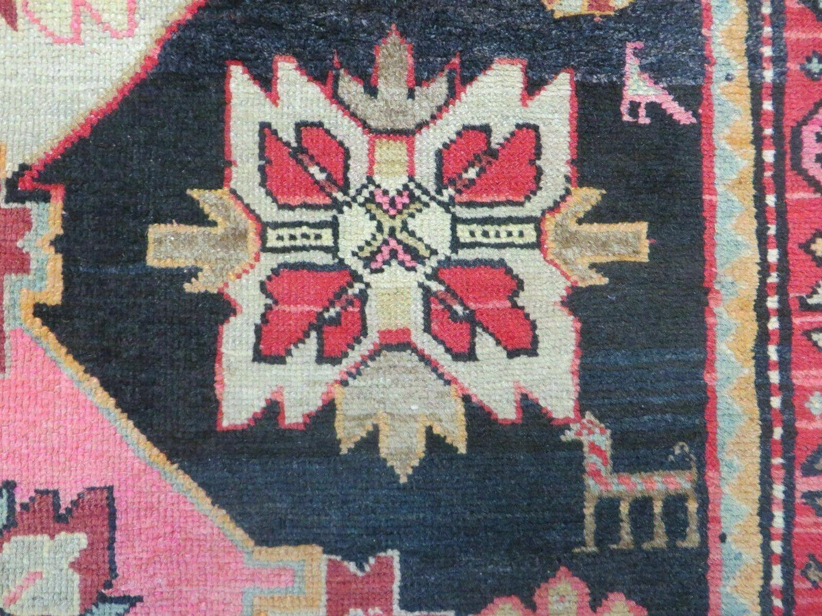 5' X 9' Antique Karabagh Caucasian Rug Handmade Wool Carpet Organic Dyes Nice - Jewel Rugs, view 12