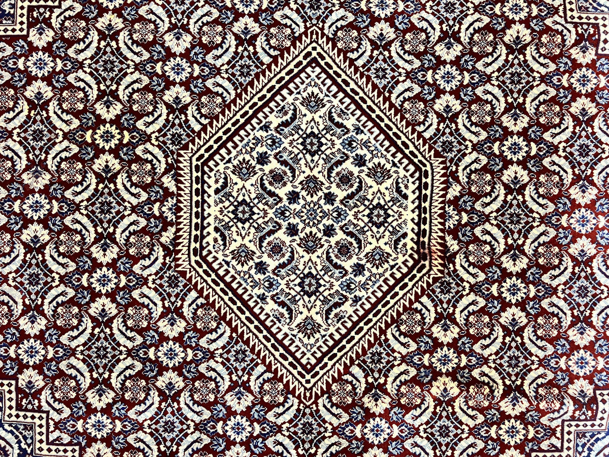 Karastan Rug 8x10, Kara Shah Red Bidjar, Belgium Power Loomed Rug, Wool Pile Karastan Rug, Vintage - Jewel Rugs, view 4