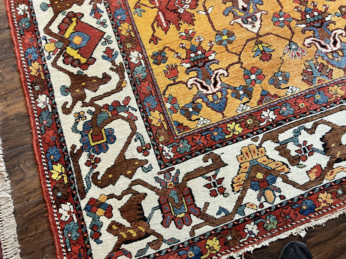 Antique Persian Bakhtiari Rug 14x19 – Rare Palace Size Carpet - Jewel Rugs, view 8