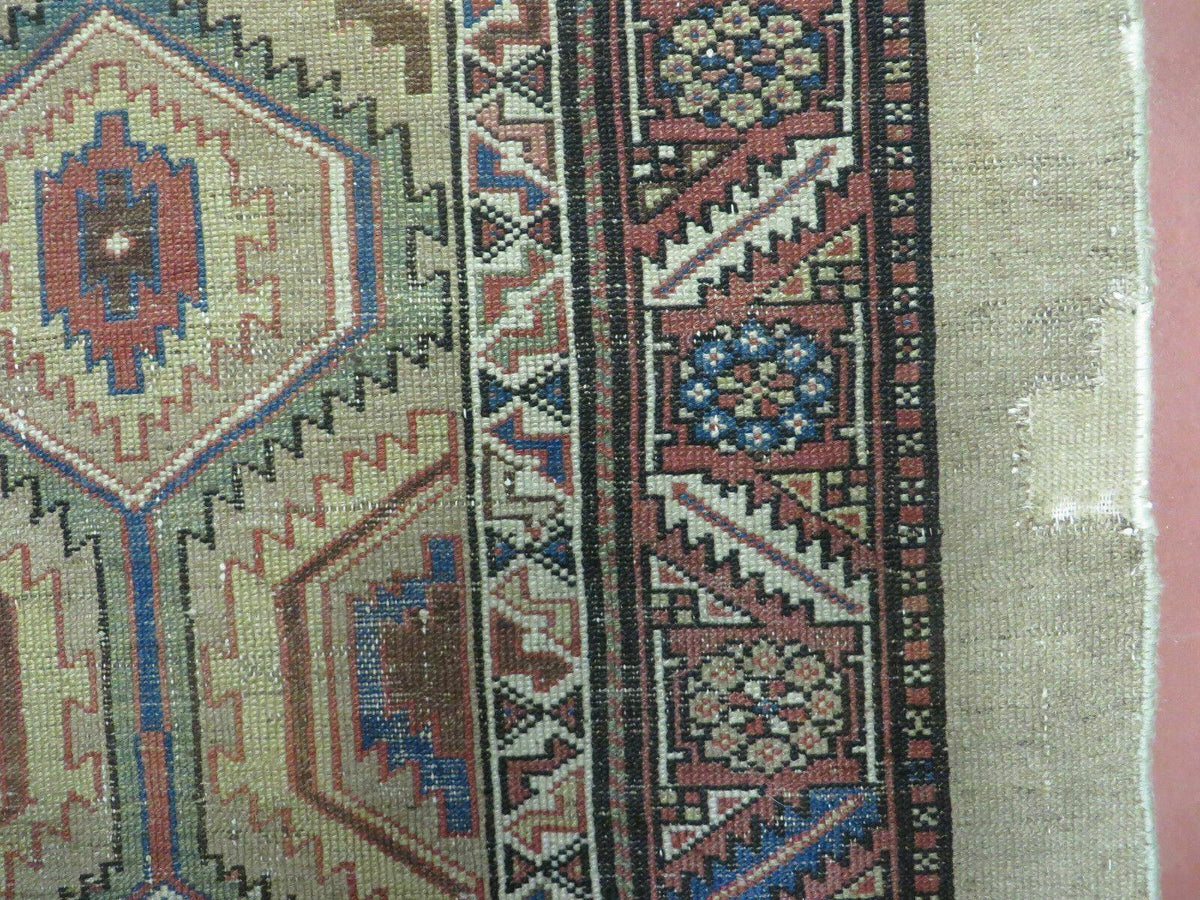 3'4" X 12' Antique Hand Made Turkish Wool Rug Runner Carpet Camel Hair Nice - Jewel Rugs, view 12