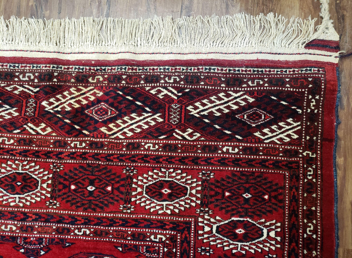 Persian Turkoman Rug 8 x 12.5 - Jewel Rugs, view 8