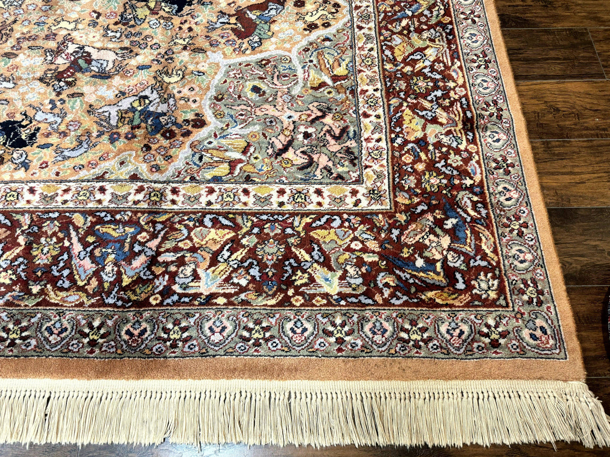 Karastan Rug 10x14 - Persian Hunting  #723 - Wool Pile, Vintage - Jewel Rugs, view 10