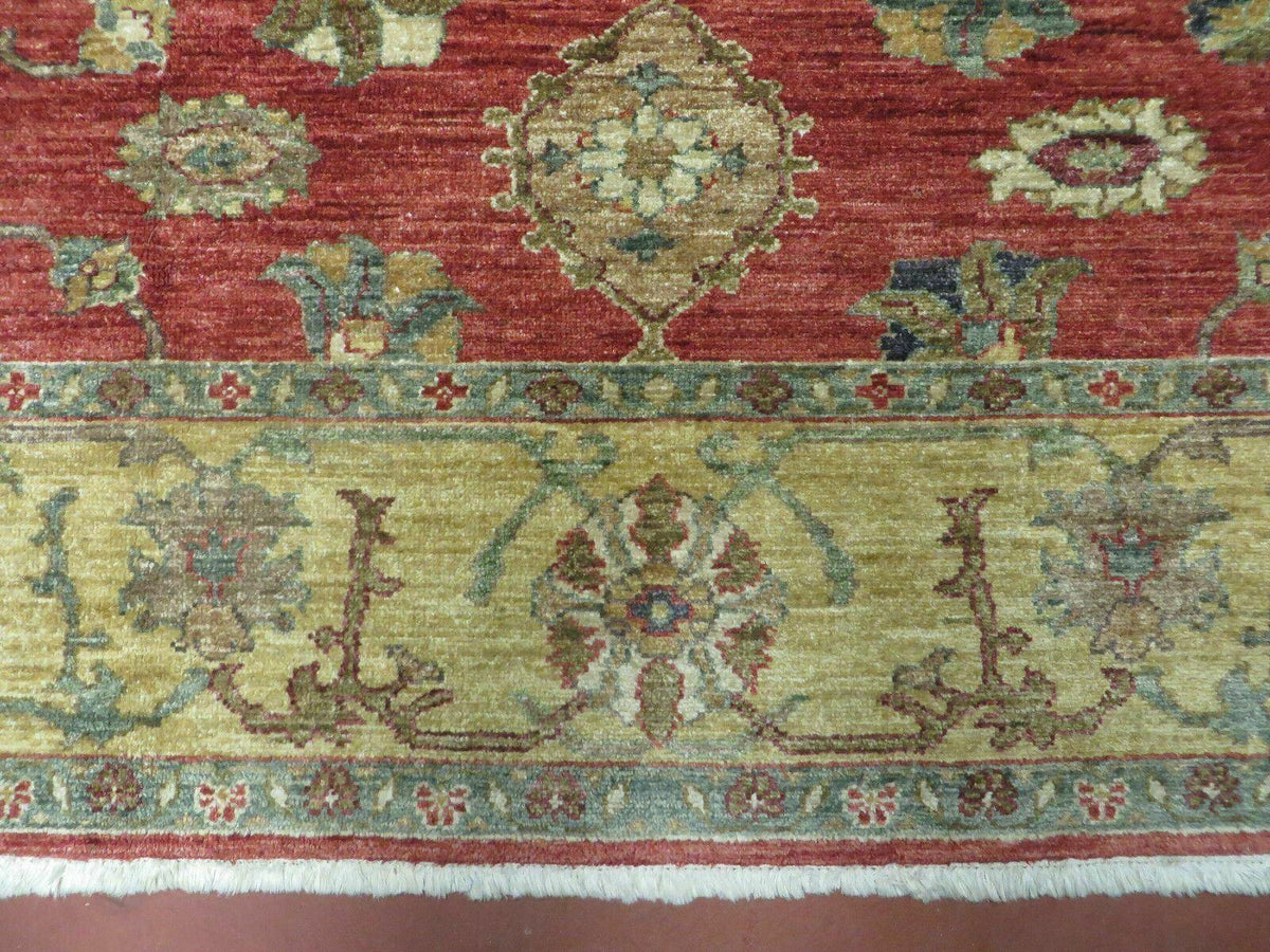 6.5' X 7' Vintage Handmade Egypt Agra Wool Rug Carpet Square Beauty - Jewel Rugs, view 6