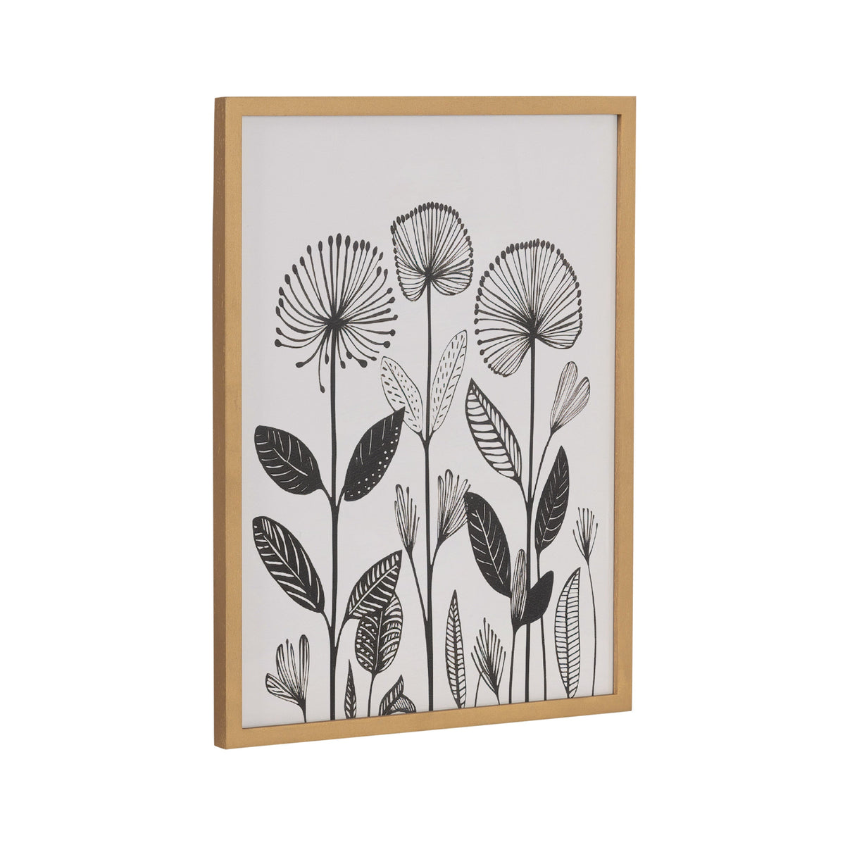 Gallery Simple Modern Linocut Botanicals Print by The Creative Bunch Studio