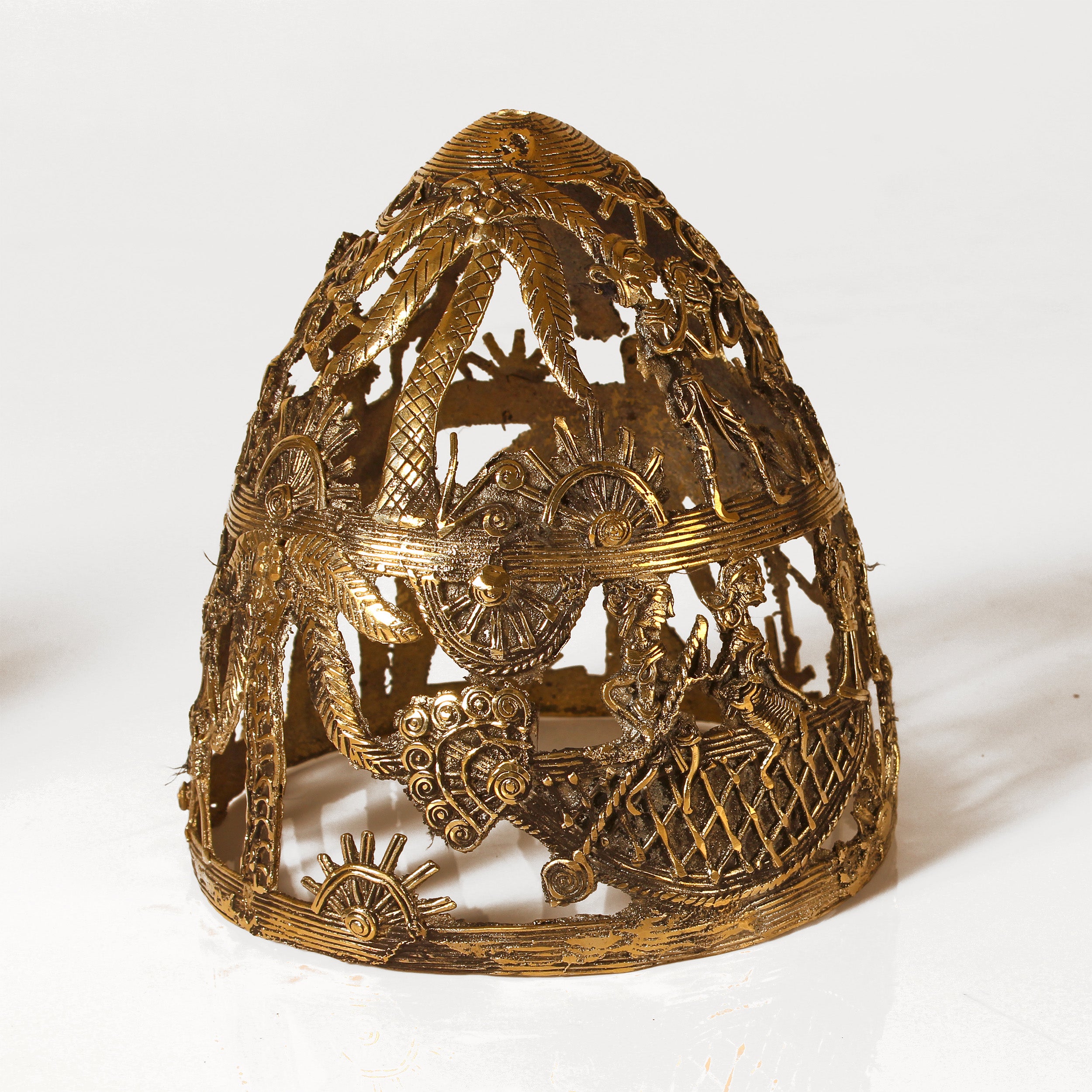 Indian Brass Lamp image 1