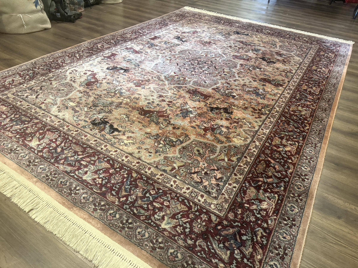 Karastan Rug 8.8 x 12 Persian Hunting Rug #723, Wool Area Rug - Jewel Rugs, view 2