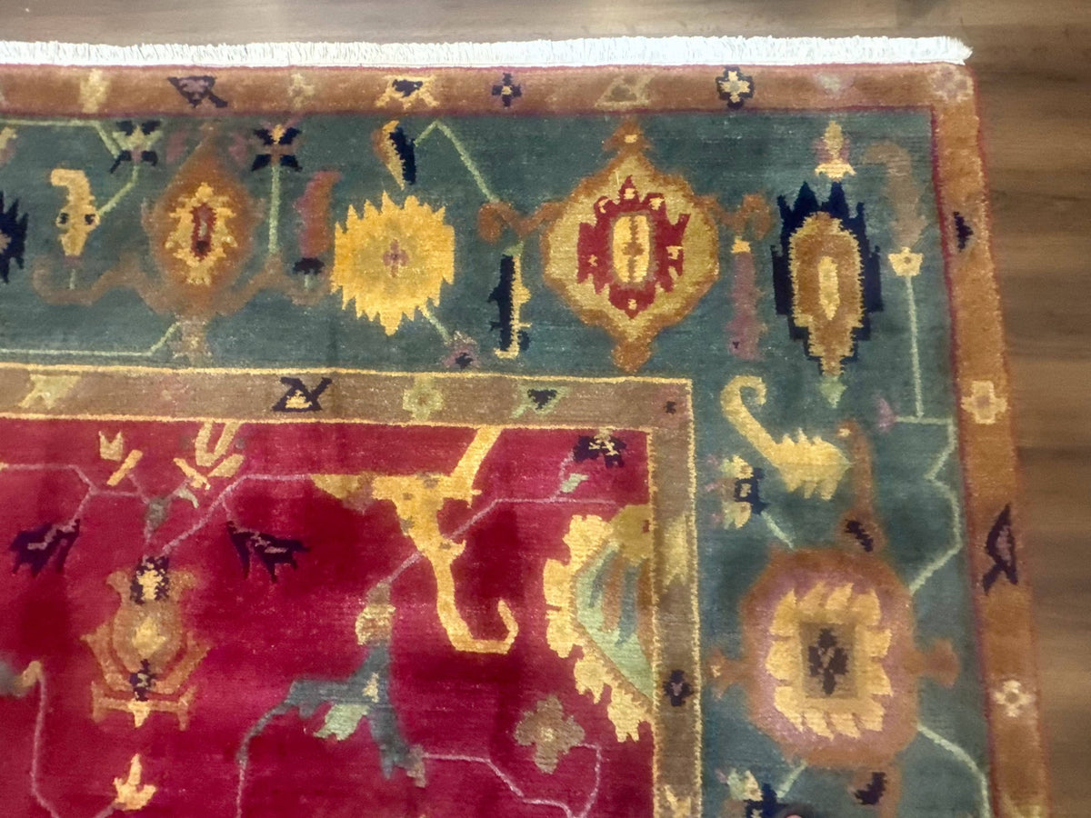 Tufenkian Rug 8x10, Tibetan Room Sized Carpet, Soft Thick Wool Pile - Jewel Rugs, view 8