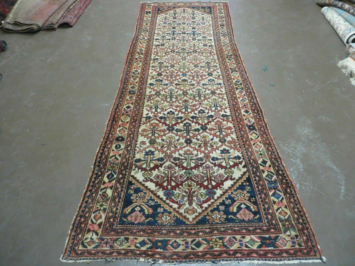 3' 3"X 10' Antique Handmade Caucasian Shirvan Wool Runner Rug Nice - Jewel Rugs, view 2