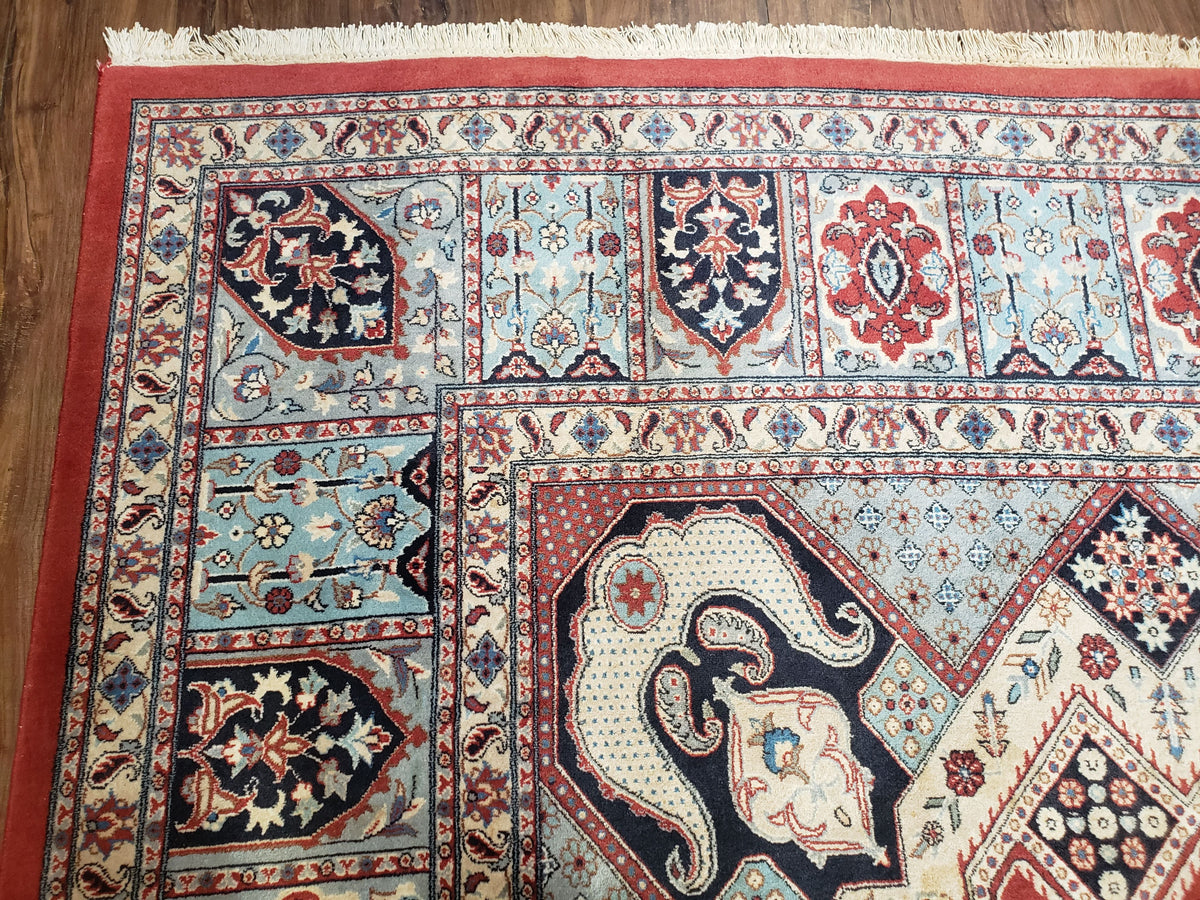 8 x11 Top Quality Veg Dye Turkish Carpet Decorative Handmade Geometric Area Rug - Jewel Rugs, view 6