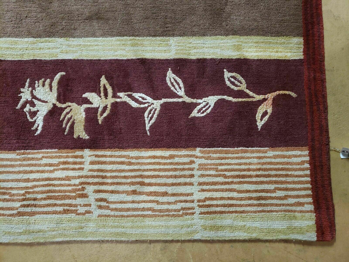 8' X 11' Tibetan Nepal Art Deco Hand Knotted Wool Rug Modern Contemporary Nice - Jewel Rugs, view 9