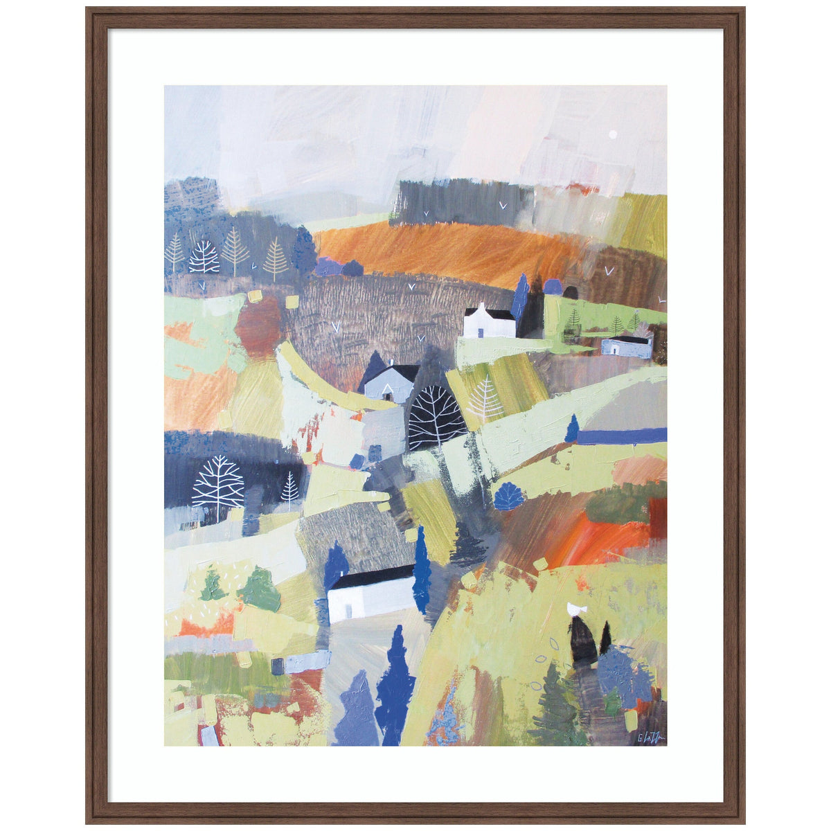 Framed Art Worlds View by Giuliana Lazzerini