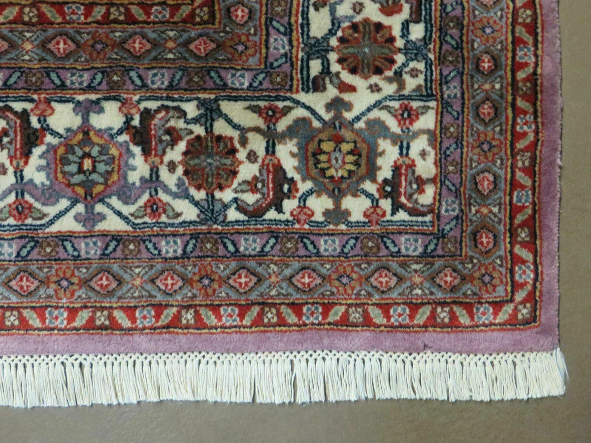 8' X 10' Vintage Fine Handmade India Wool Rug Hand Knotted Carpet Detailed Nice - Jewel Rugs, view 8