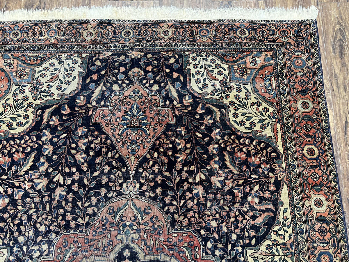 Antique Persian Sarouk Farahan Rug 4x7, Collectible Persian Carpet - Jewel Rugs, view 8