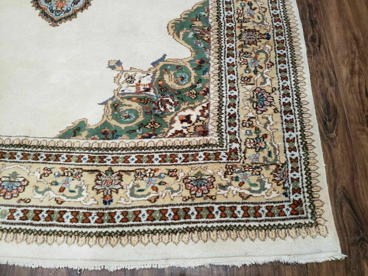 6' X 9' Vintage Handmade India Open Field Tribal Wool Rug Carpet Medallion Nice - Jewel Rugs, view 10