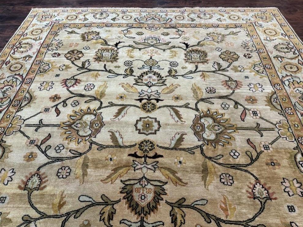 Turkish Oushak Rug 8x10, Vintage Wool Carpet - Jewel Rugs, view 12