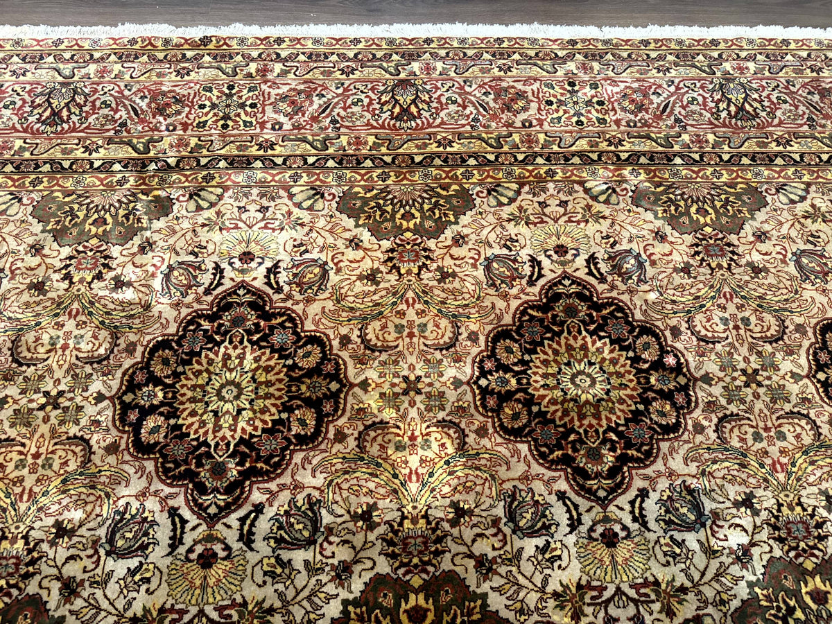 Indian Agra Rug 9x12, Fine Oriental Carpet - Jewel Rugs, view 3