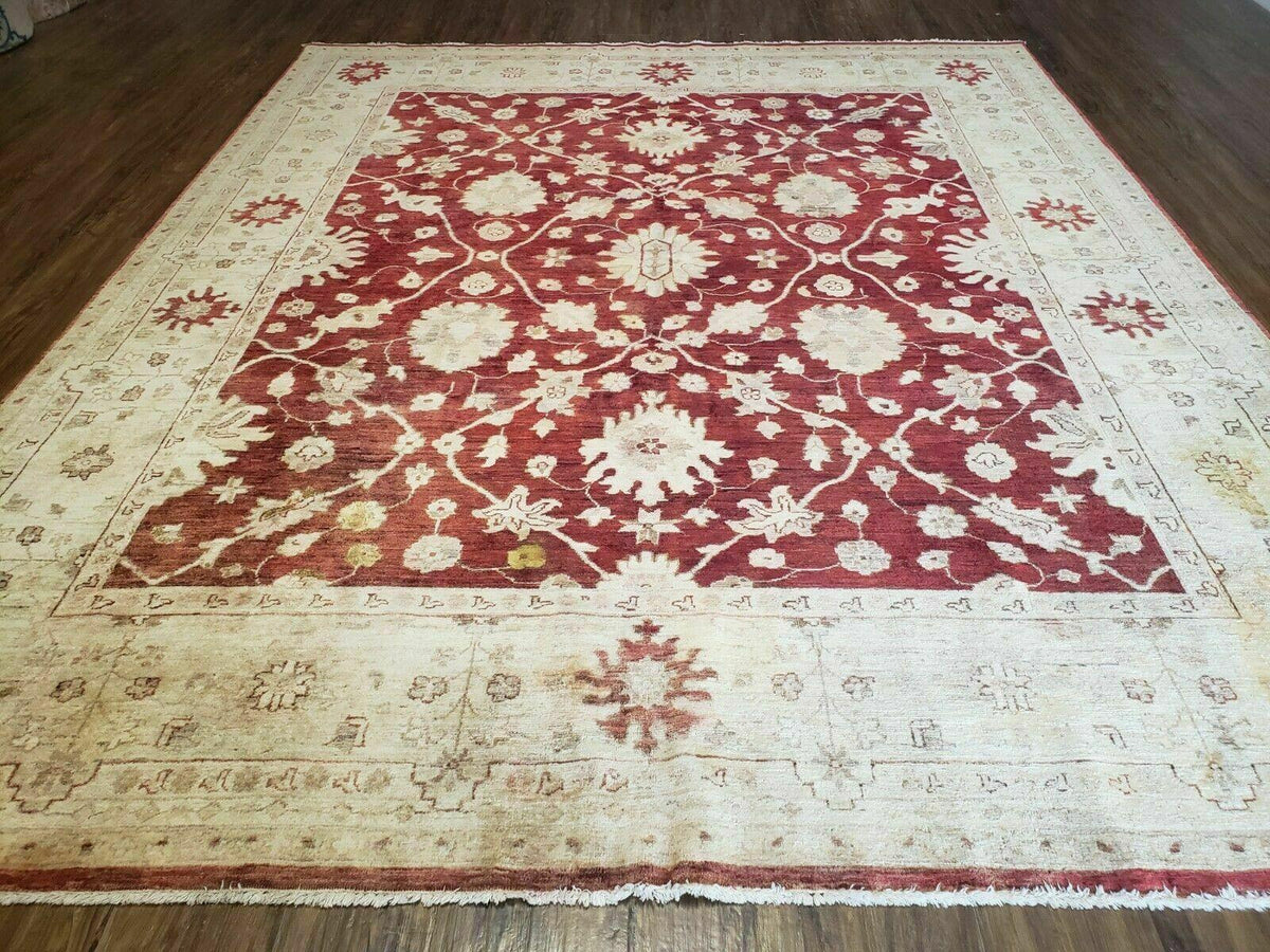 8' X 10' Handmade Peshawar Floral Oriental Wool Rug Hand Knotted Carpet Nice - Jewel Rugs, view 2