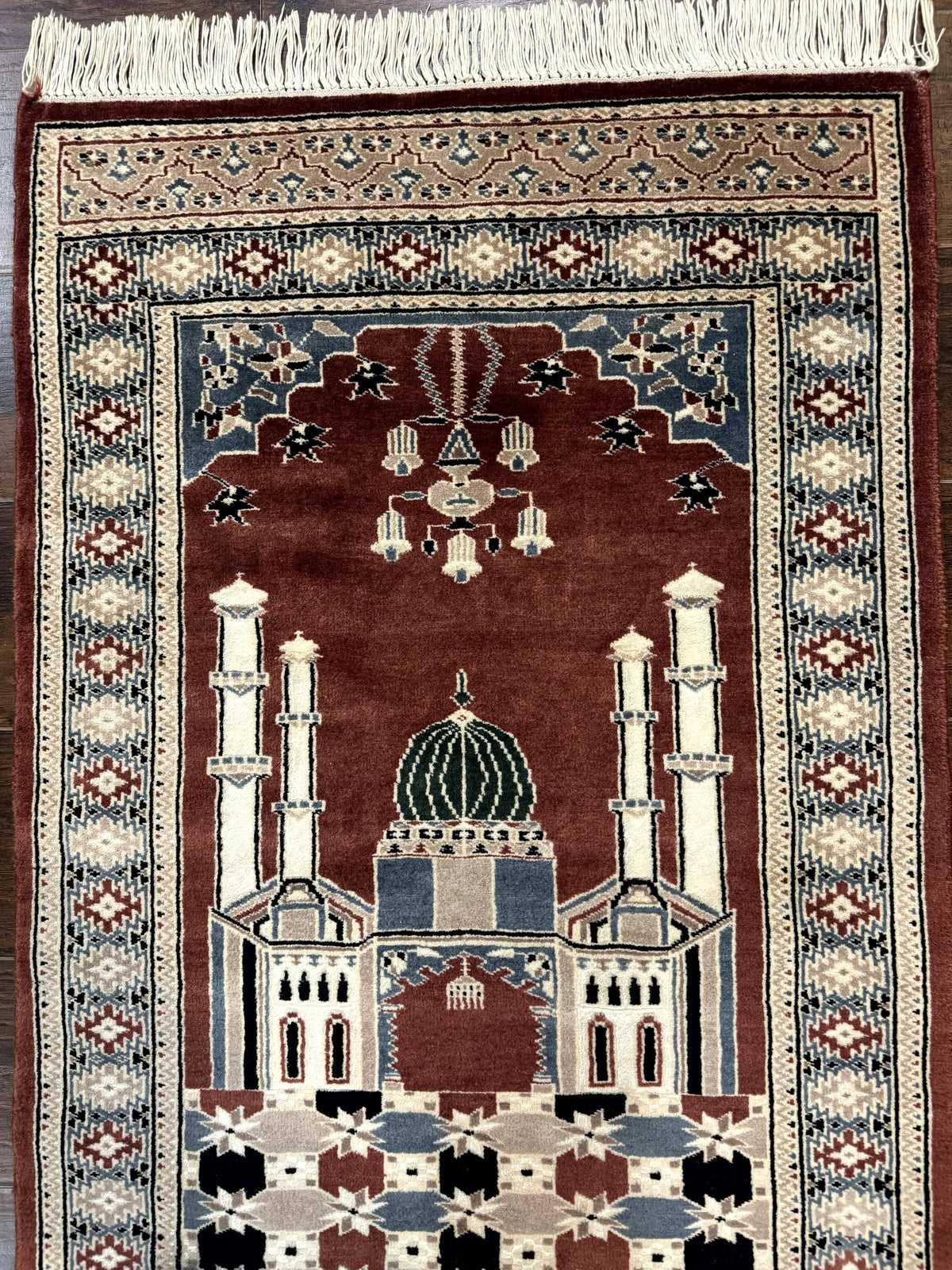 Small Pakistani Bokhara Prayer Rug 2.7 x 4 - Jewel Rugs, view 9