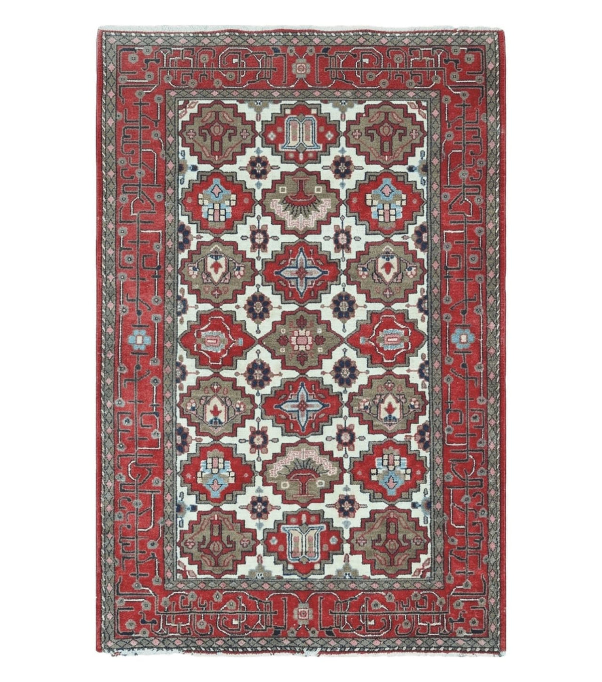 4' X 6' Antique Handmade Turkish Anatolian Wool Rug Vegetable Dyes - Jewel Rugs
