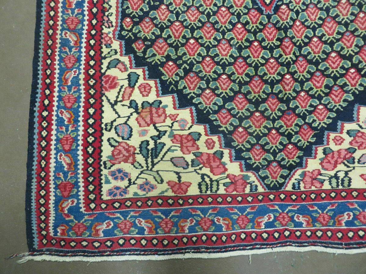 4' X 6' Vintage Handmade Turkish Flat weave Rug Tribal - Jewel Rugs, view 9