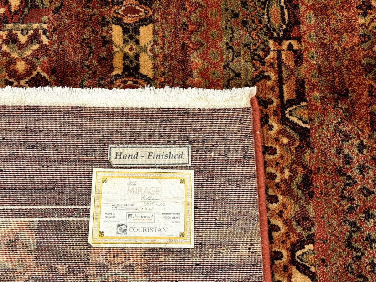 Couristan Rug 8x11 Brown Contemporary Wool Belgium Power Loomed Carpet - Jewel Rugs, view 11