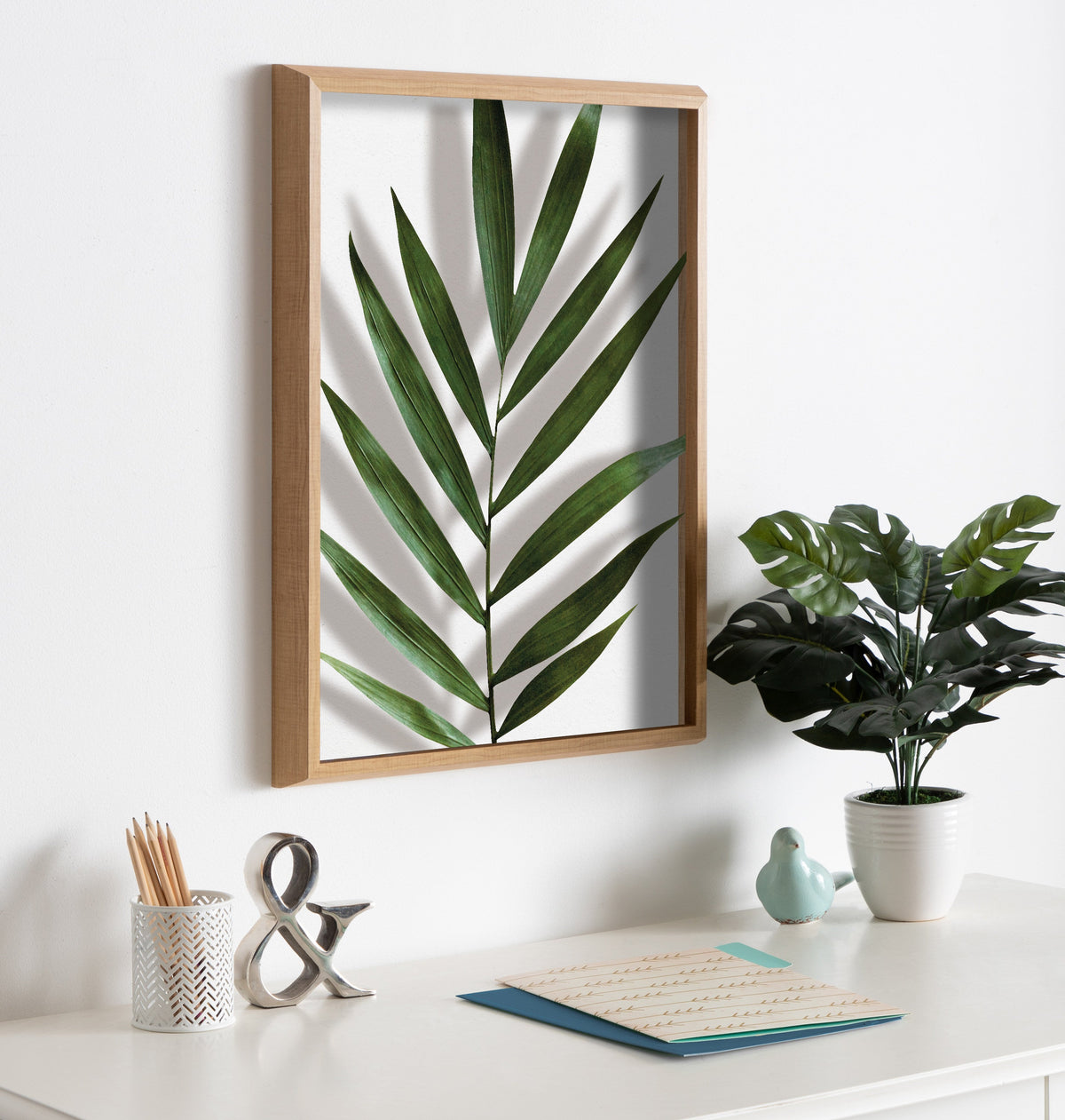 Blake Botanical 5F Framed Printed Glass by Amy Peterson