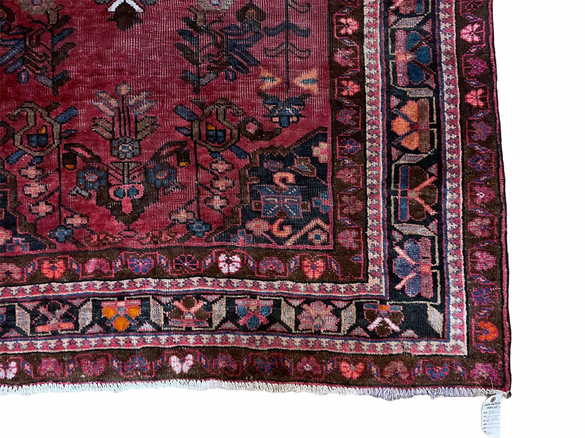 5.5 X 10 Handmade Wool Tribal Gallery Rug Wide Runner Corridor Rug Floral Red - Jewel Rugs, view 9