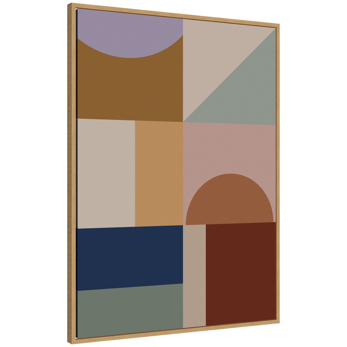 Modern Bohemian Pattern 2 by The Creative Bunch Studio Framed Canvas Wall Art Print