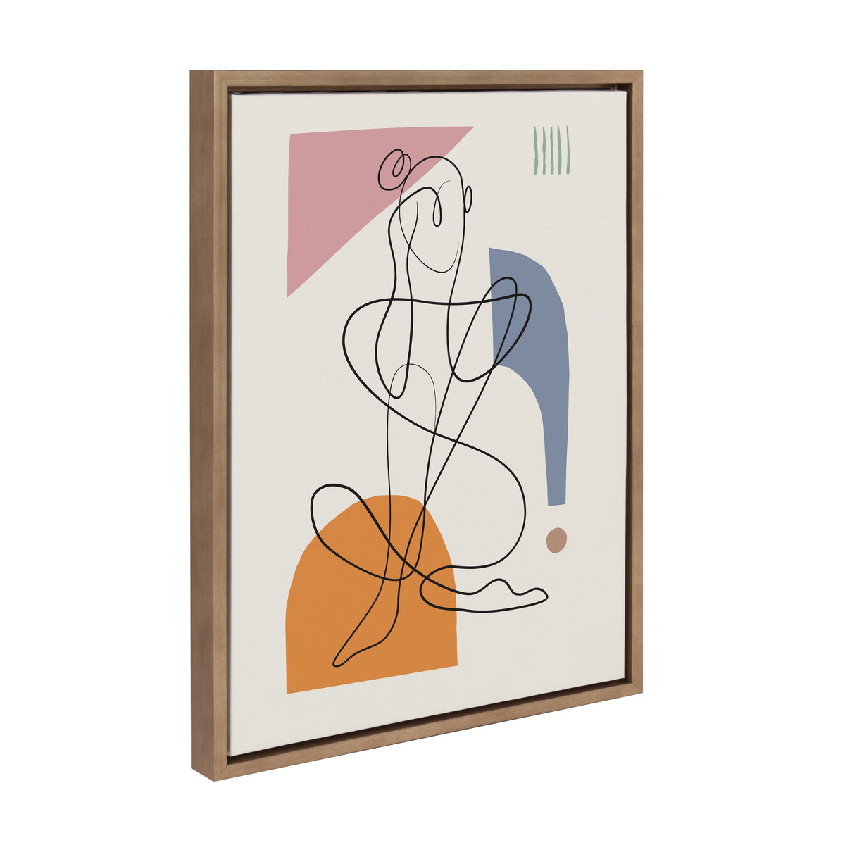 Sylvie Thinking of You Framed Canvas by Rachel Lee 3 Birdies Studio