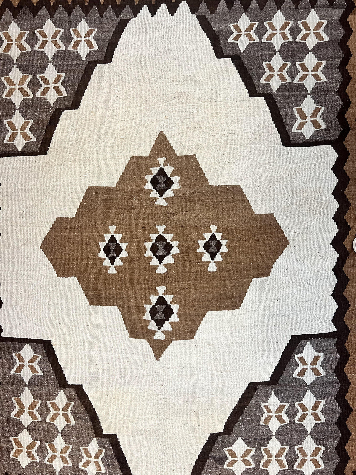 Antique Persian Fars Kilim Rug 8x11, Wool, Boho Tribal Persian Shiraz Flatweave Carpet, Semi Open Field, Geometric, Handmade, Vintage Semi Antique - Jewel Rugs, view 4