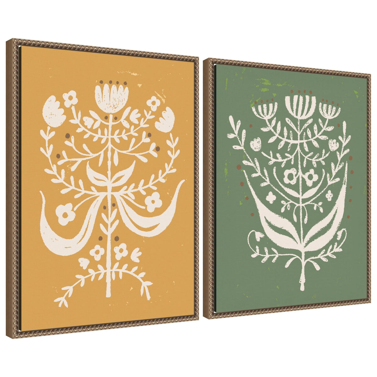 Bungalow Charm 2 Piece Framed Canvas Wall Art Set by Vicky Yorke