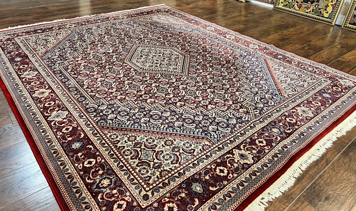 Karastan Rug 8x10, Kara Shah Red Bidjar, Belgium Power Loomed Rug, Wool Pile Karastan Rug, Vintage - Jewel Rugs, view 12