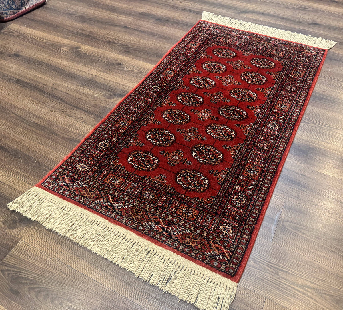Karastan Rug 3x5, Antique Bokhara #734, Rare, Wool Pile Discontinued Karastan, Original 700 Series - Jewel Rugs, view 3