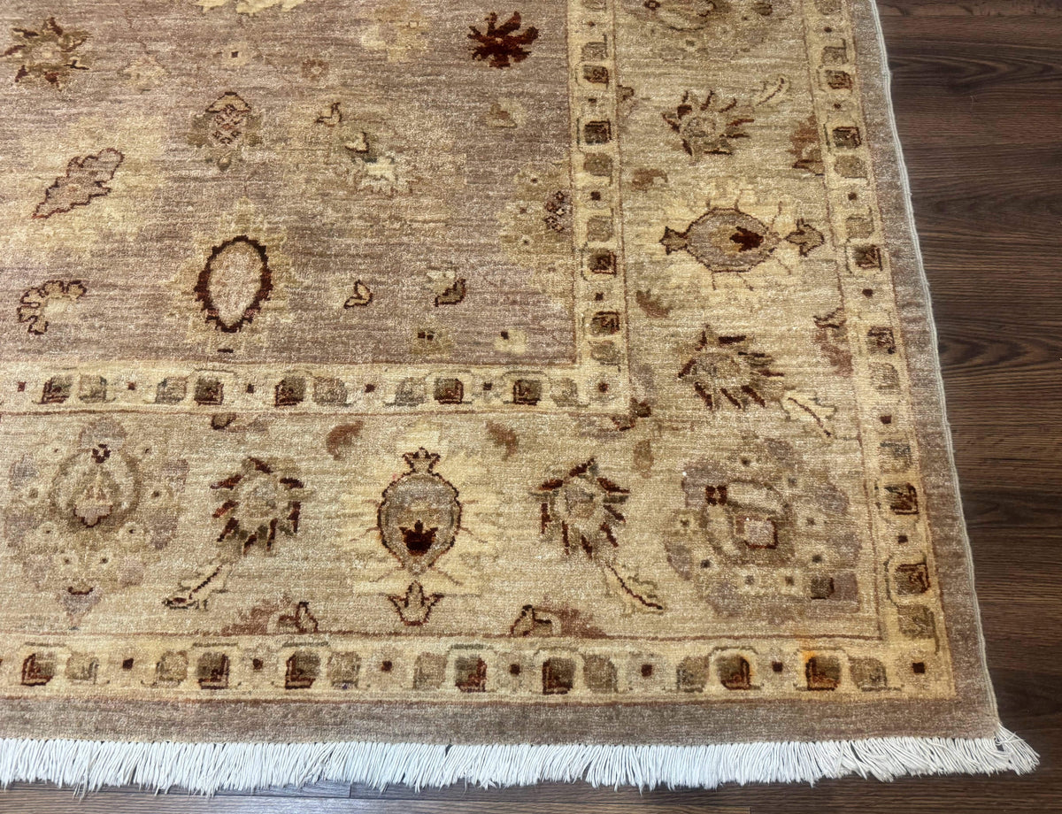 Pakistani Peshawar Rug 8x11, Indo Persian Mahal Carpet, Traditional Wool Oriental Rug - Jewel Rugs, view 10