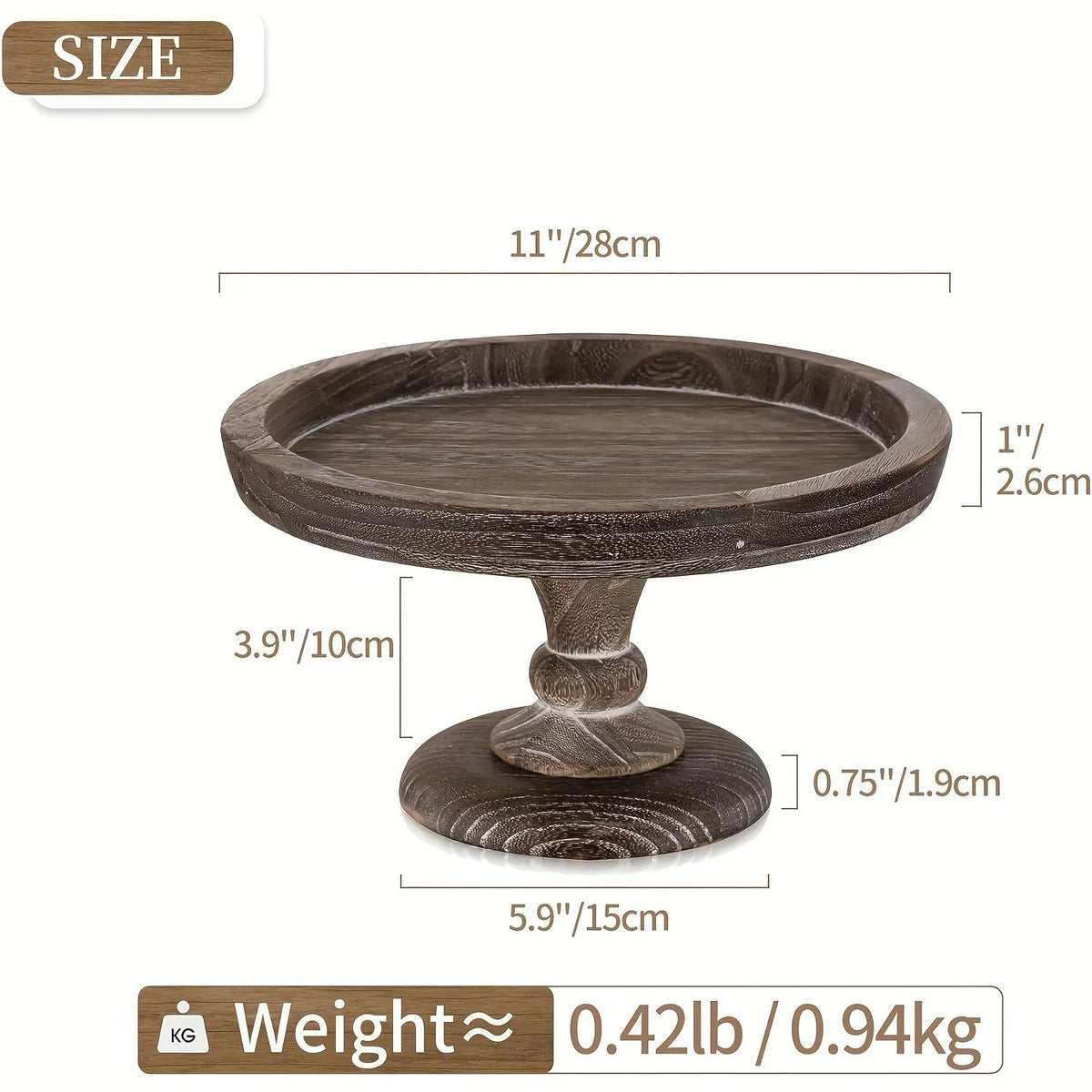 Cake Stand - Japanese-Style Wood Wooden