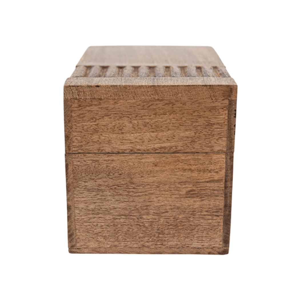 Carmen Carved Recipe Box - Source by Studio Skara, view 4
