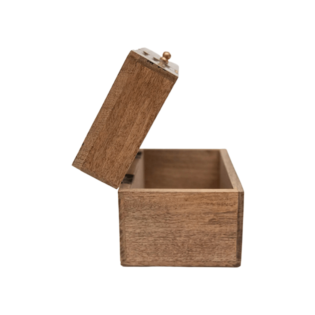 Carmen Carved Recipe Box - Source by Studio Skara, view 3