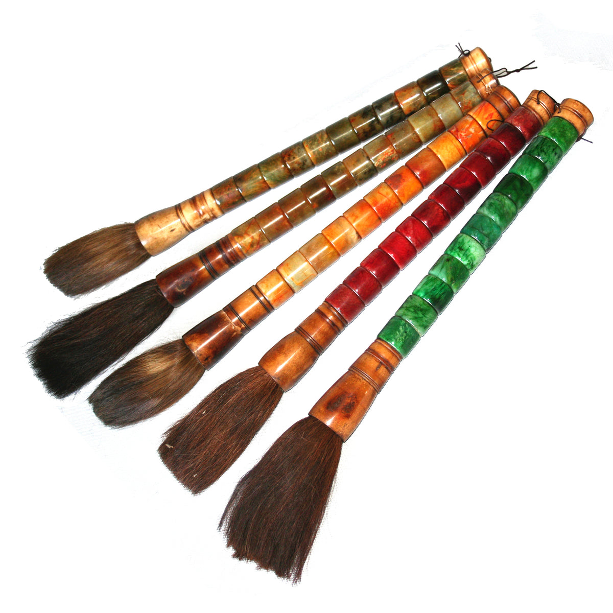 Approx. 20" Yellow Jade Calligraphy Brush