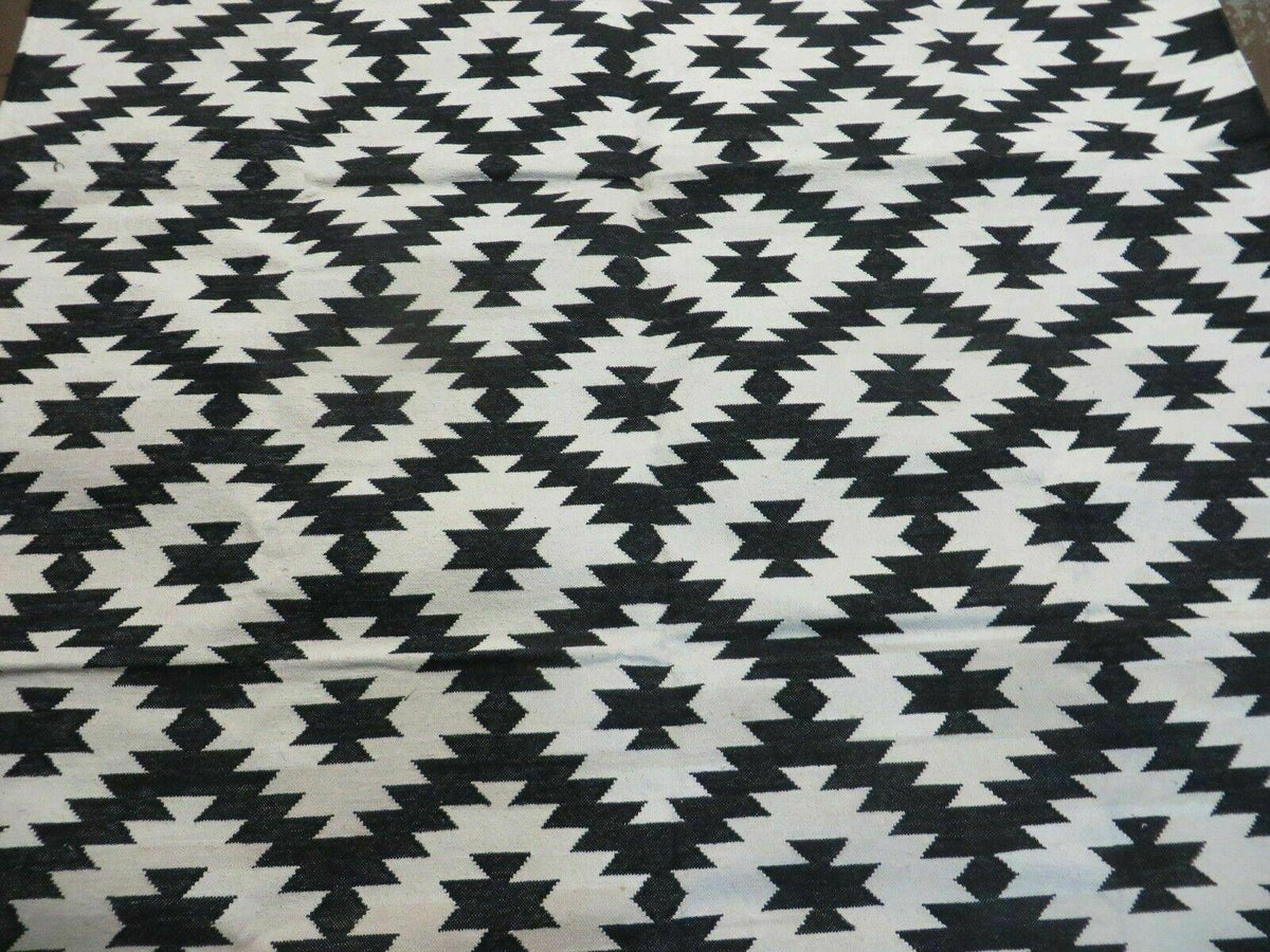 4' X 6' Hand Woven Wool Rug Contemporary Kilim Dhurrie Modern Oriental Area Rug - Jewel Rugs, view 13