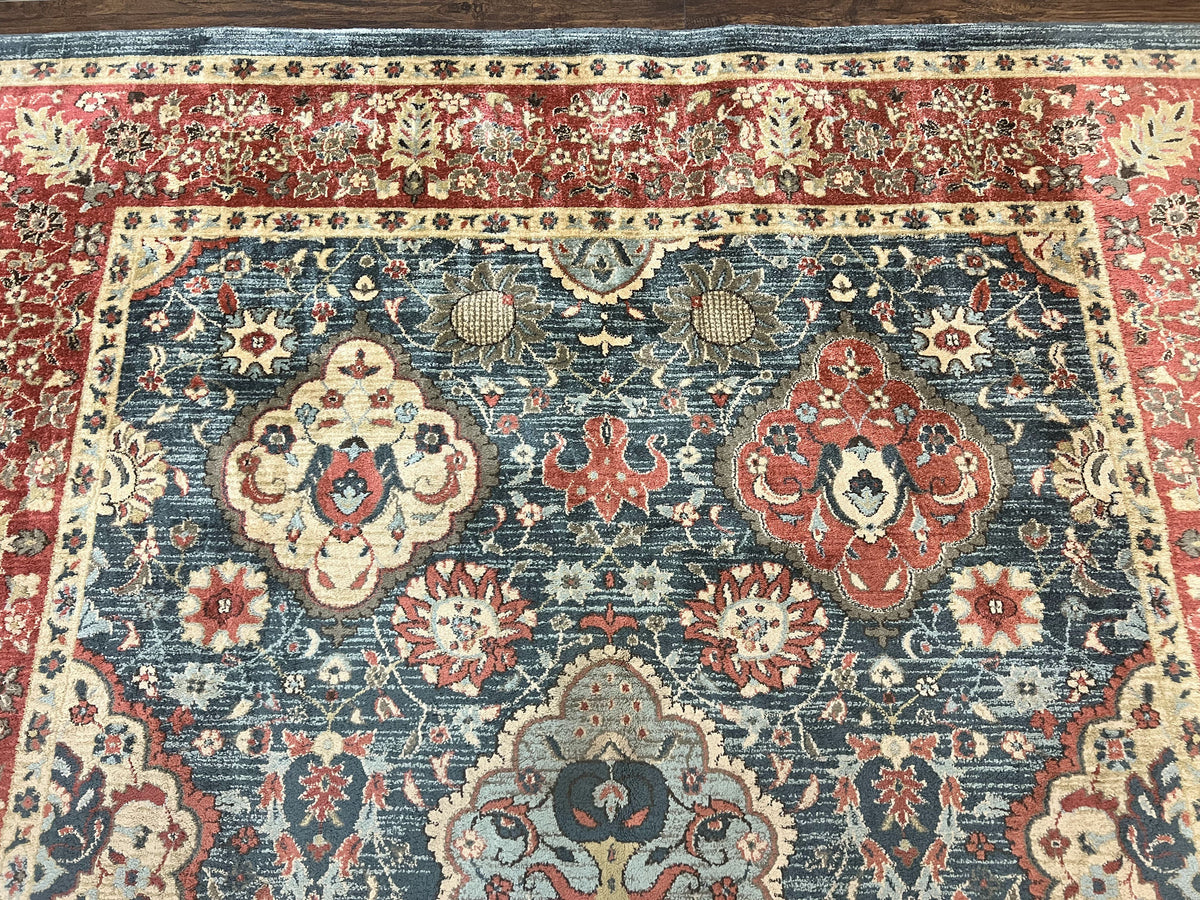 Safavieh Rug 8x11, Mahal Persian Carpet, Navy Red - Jewel Rugs, view 4