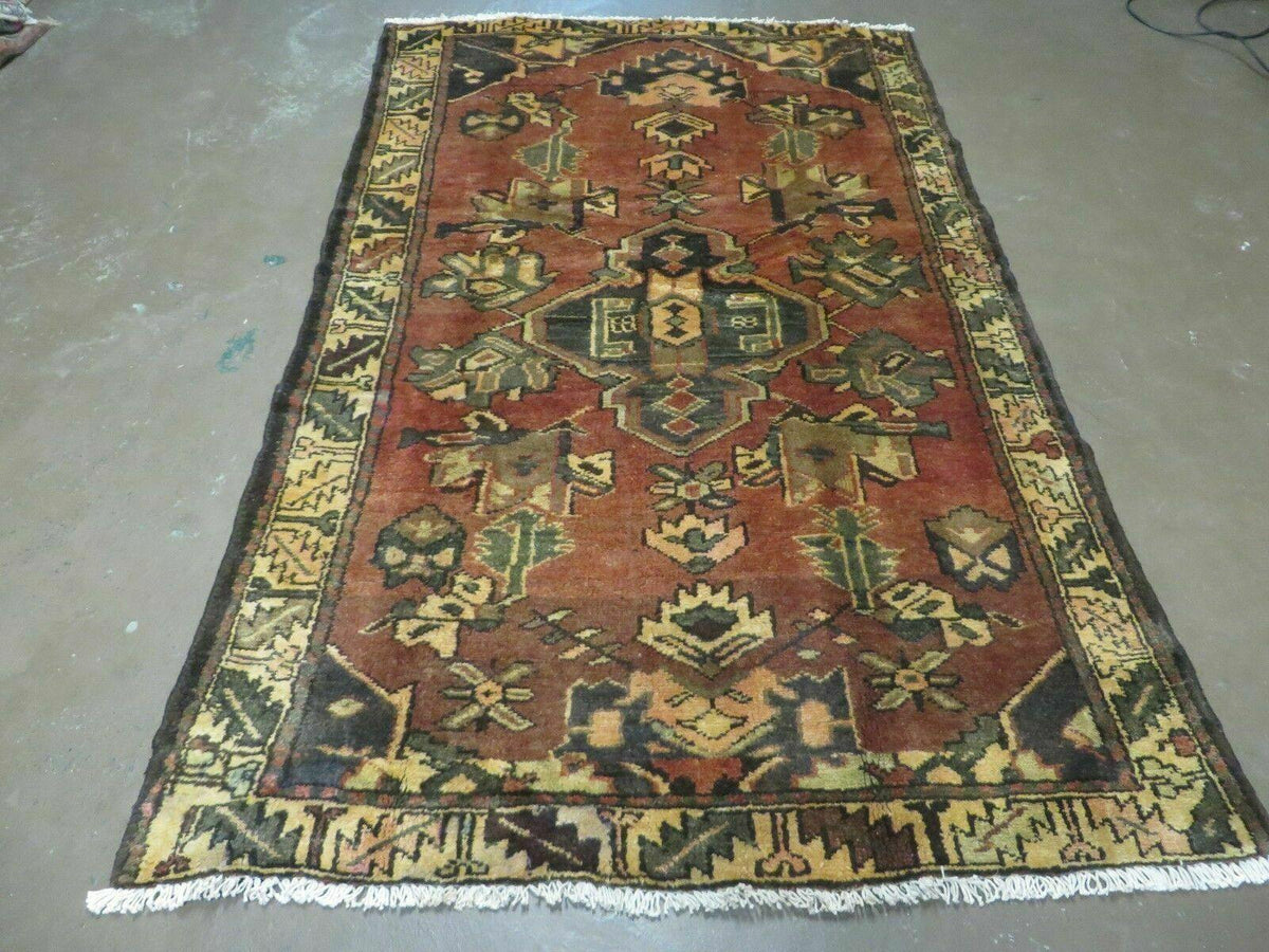 4' X 6' Antique 1920 Handmade Turkish Wool Rug Veg Dye Nice - Jewel Rugs, view 2