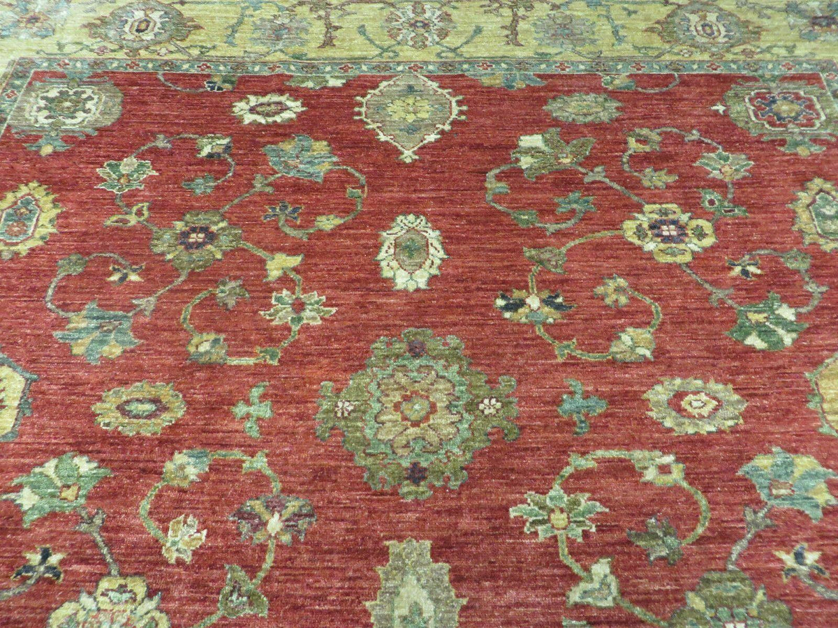 6.5' X 7' Vintage Handmade Egypt Agra Wool Rug Carpet Square Beauty - Jewel Rugs, view 5