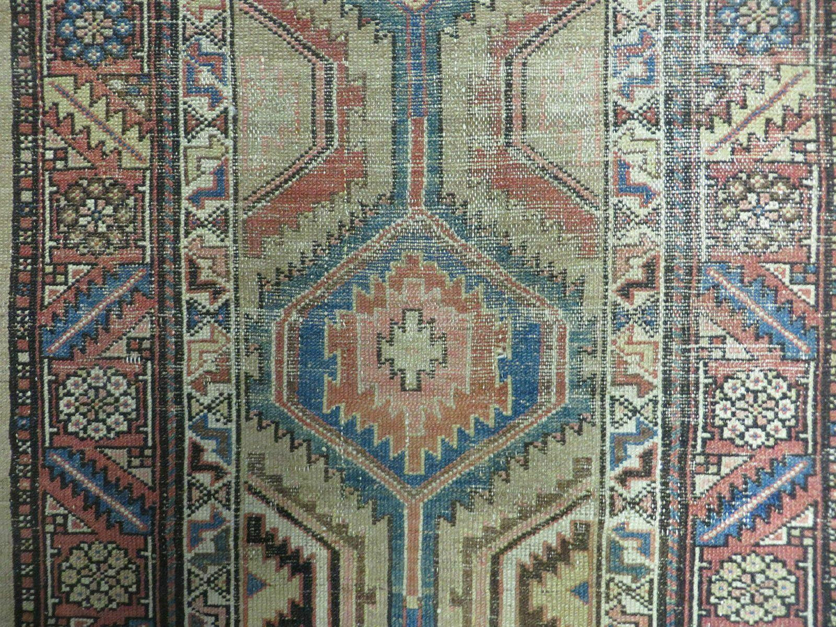 3'4" X 12' Antique Hand Made Turkish Wool Rug Runner Carpet Camel Hair Nice - Jewel Rugs, view 4