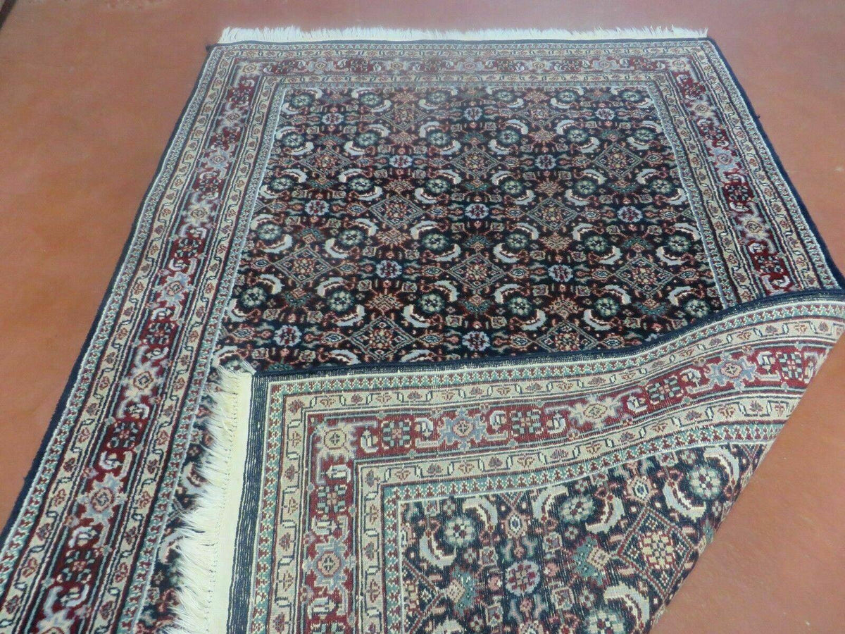 4' X 6' Vintage Handmade Indian Amristar Wool Rug Carpet Nice - Jewel Rugs, view 12