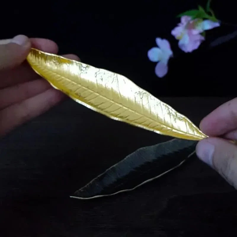 Ceramic Incense Holder - Japanese Tree Leaf Design
