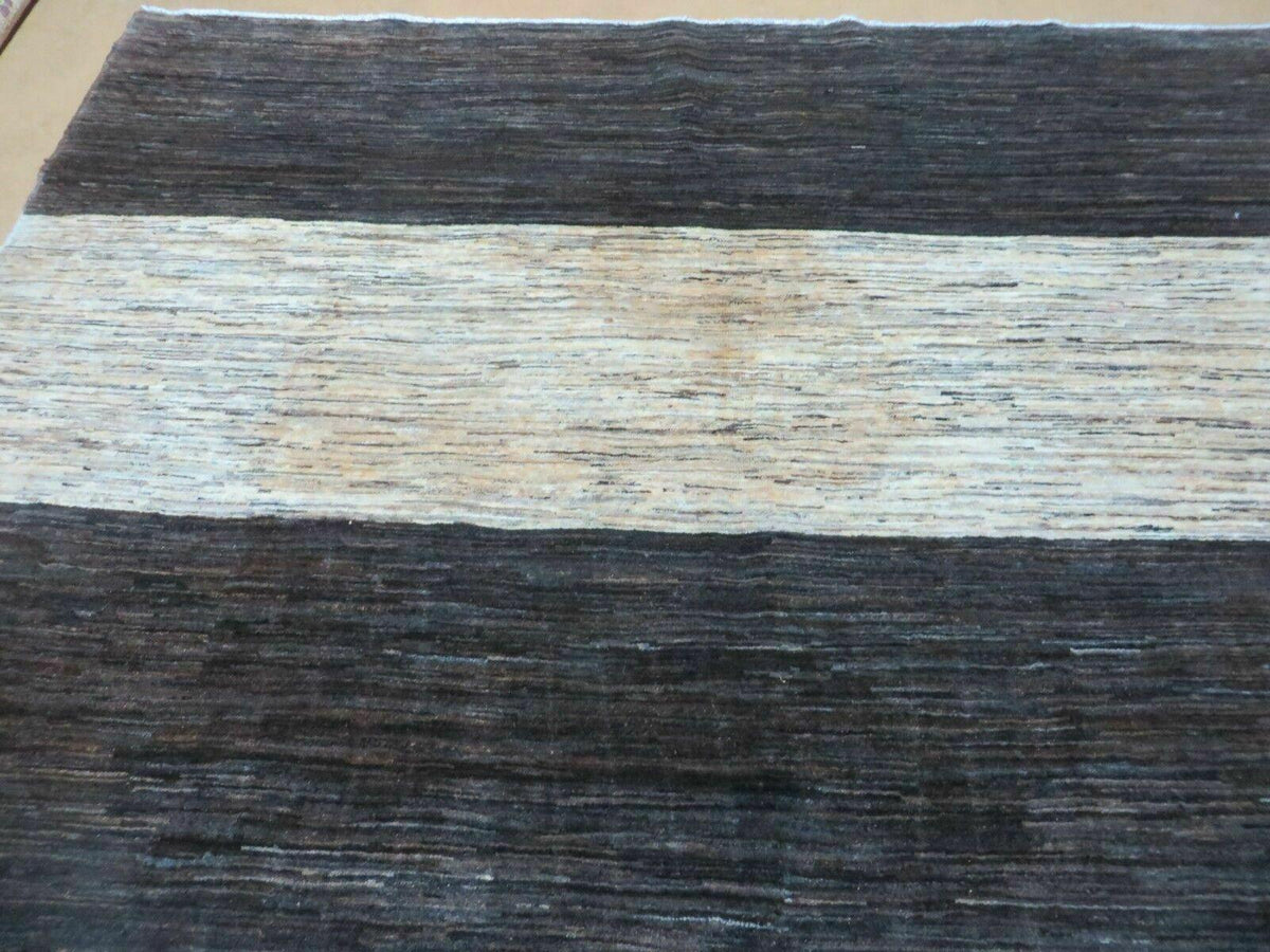 6' 6" X 8' Modern Tibetan Nepal Art Deco Chinese Hand Knotted Wool Rug Nice - Jewel Rugs, view 6