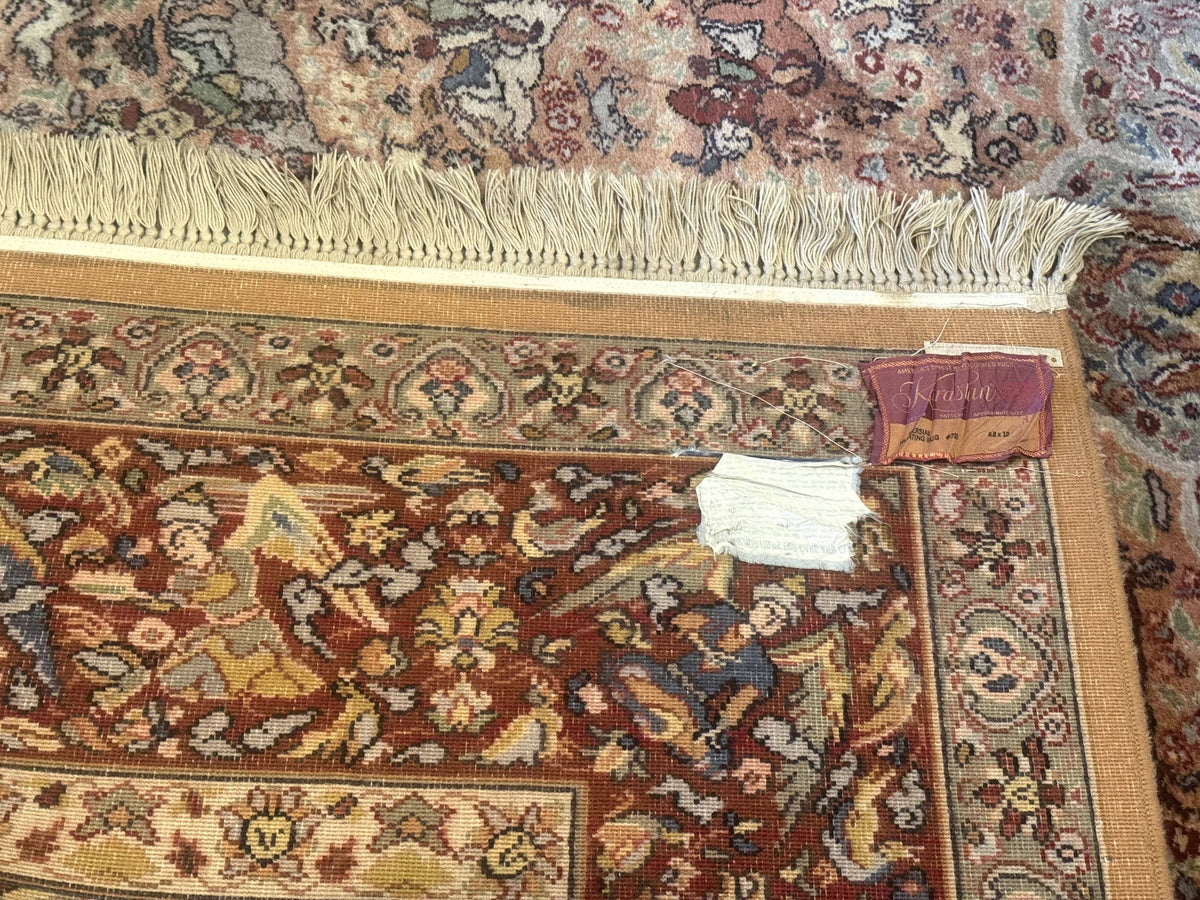 Karastan Rug 8.8 x 12 Persian Hunting Rug #723, Wool Area Rug - Jewel Rugs, view 10