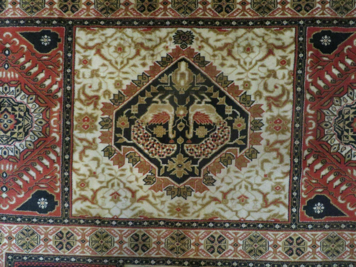 Couristan Rug 10x14, Large Belgium Power Loomed Wool Carpet 10 x 14 ft, Brown Tan Cream Oriental Rug, Living Room Rug, Large Area Rug - Jewel Rugs, view 5