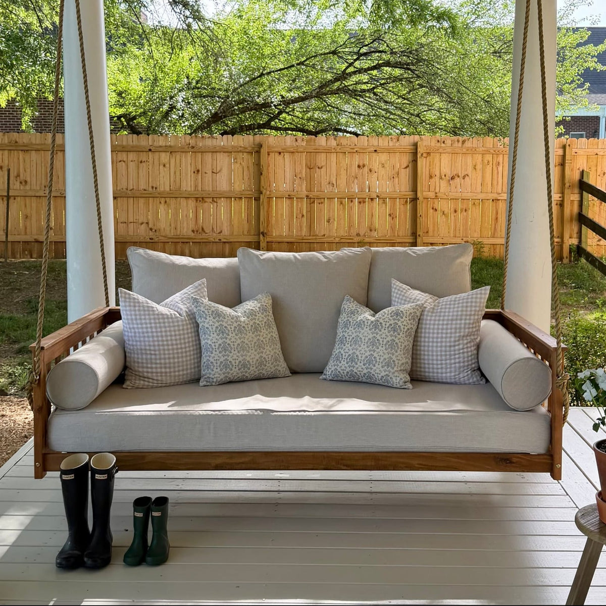 East Green Charleston Daybed Swing