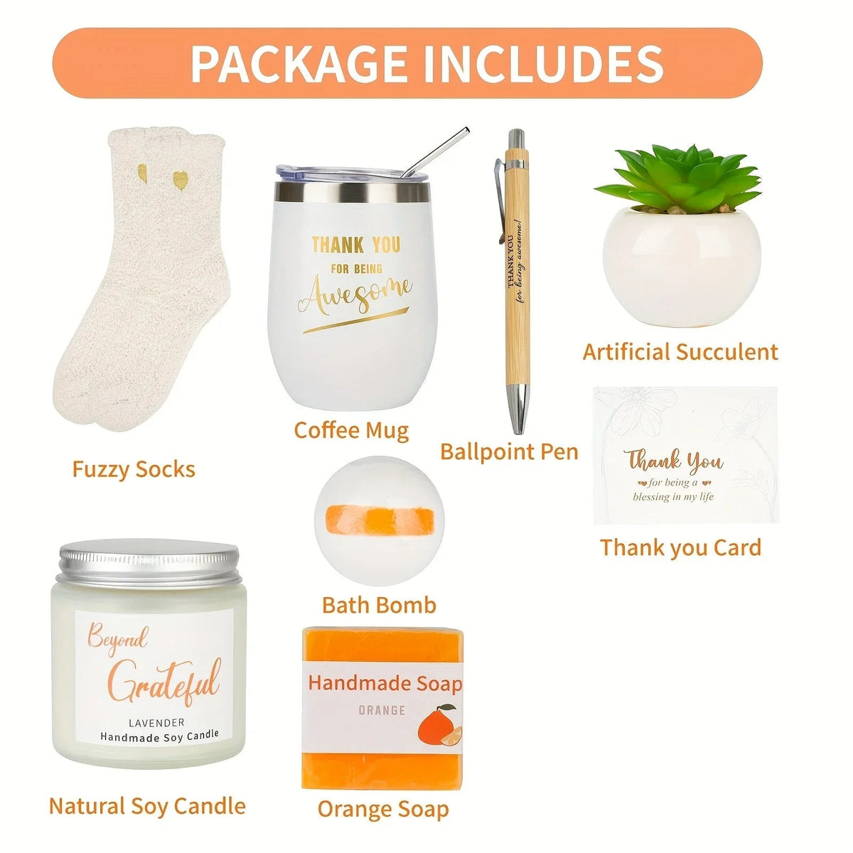 Crystal Glass Appreciation Gifts Set with Engraved Message